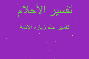 تفسير زياره الإئمه في المنام