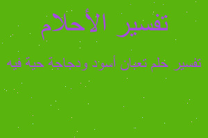 تفسير تعبان أسود ودجاجة حية فيه في المنام تفسير تعبان أسود ودجاجة حية فيه في المنام