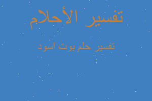 تفسير بوت اسود في المنام