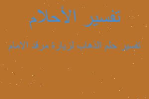 تفسير الذهاب لزيارة مرقد الامام في المنام