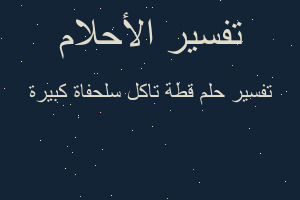 تفسير قطة تاكل سلحفاة كبيرة في المنام تفسير قطة تاكل سلحفاة كبيرة في المنام