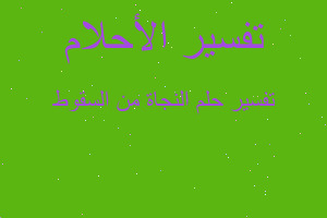 تفسير النجاة من السقوط في المنام