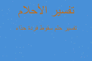 تفسير سقوط فردة حذاء في المنام