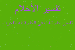 تفسير شفت في الحلم قنبله اتفجرت في المنام