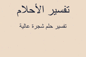 تفسير شجرة عالية في المنام تفسير شجرة عالية في المنام