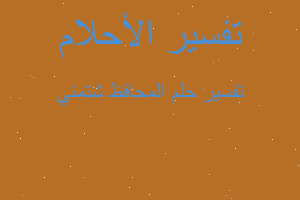 تفسير المحافظ شتمني في المنام