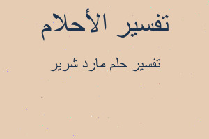 تفسير مارد شرير في المنام