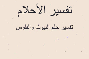 تفسير البيوت والفلوس في المنام