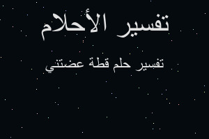 تفسير قطة عضتني في المنام تفسير قطة عضتني في المنام