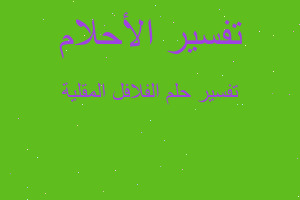 تفسير الفلافل المقلية في المنام