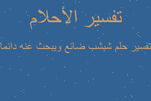 تفسير شبشب ضائع ويبحث عنه دائما في المنام تفسير شبشب ضائع ويبحث عنه دائما في المنام