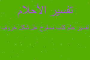 تفسير كلب مسلوخ عل شكل خروف في المنام تفسير كلب مسلوخ عل شكل خروف في المنام