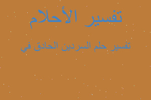 تفسير السردين الحادق في في المنام تفسير السردين الحادق في في المنام