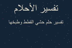 تفسير حشي القطط وطبخها في المنام تفسير حشي القطط وطبخها في المنام