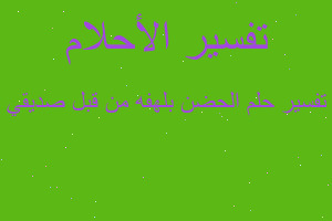 تفسير الحضن بلهفه من قبل صديقي في المنام