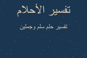 تفسير سلم وجملين في المنام تفسير سلم وجملين في المنام