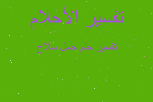 تفسير حمل سلاح في المنام