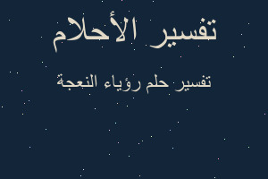 تفسير رؤياء النعجة في المنام