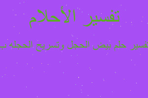 تفسير بيض الحجل وتسريح الحجله ب في المنام تفسير بيض الحجل وتسريح الحجله ب في المنام