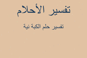 تفسير الكبة نية في المنام تفسير الكبة نية في المنام