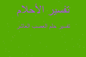 تفسير العصب العاشر في المنام تفسير العصب العاشر في المنام