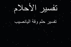 تفسير وقة اليانصيب في المنام